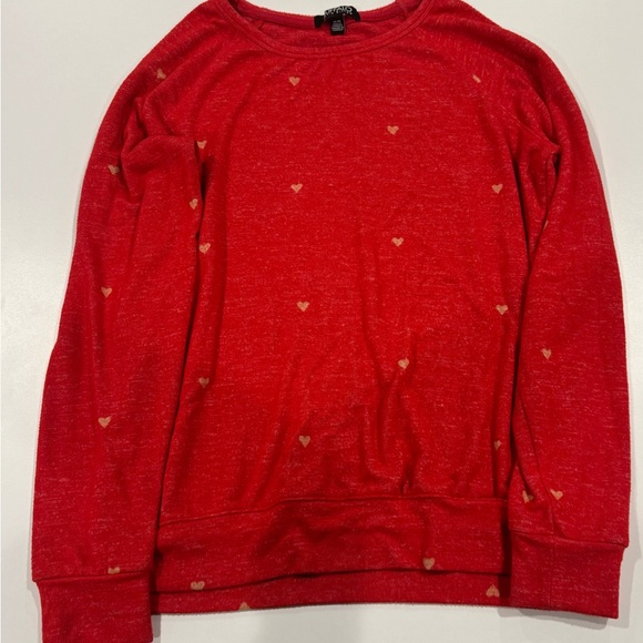 2/$20 Buffalo David Bitton Red Sweater with Heart Accents / Valentine’s Day - Picture 2 of 6